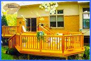 Lake Orion MI Deck Builder Cedar Wood Deck 